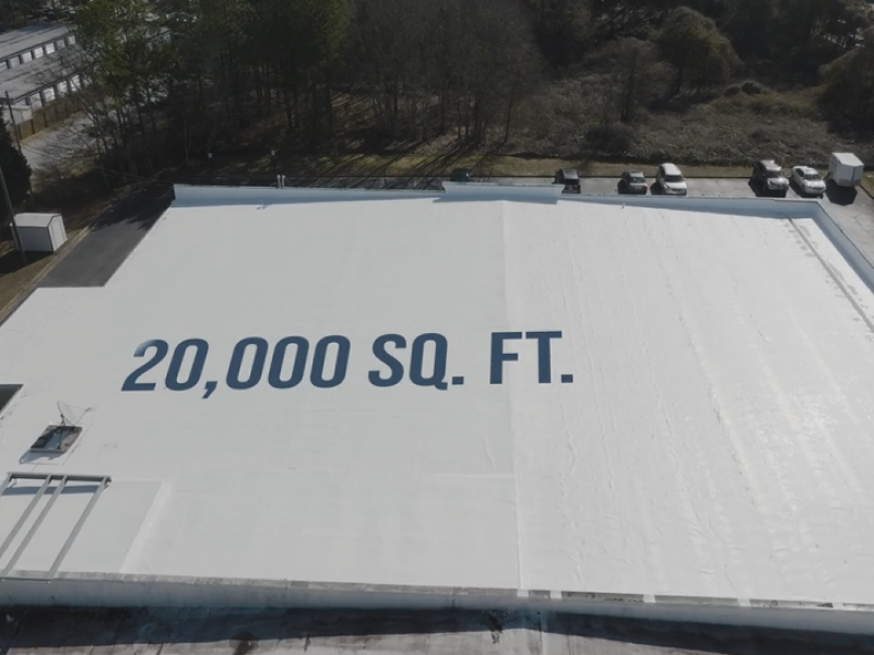 20k sq ft roof