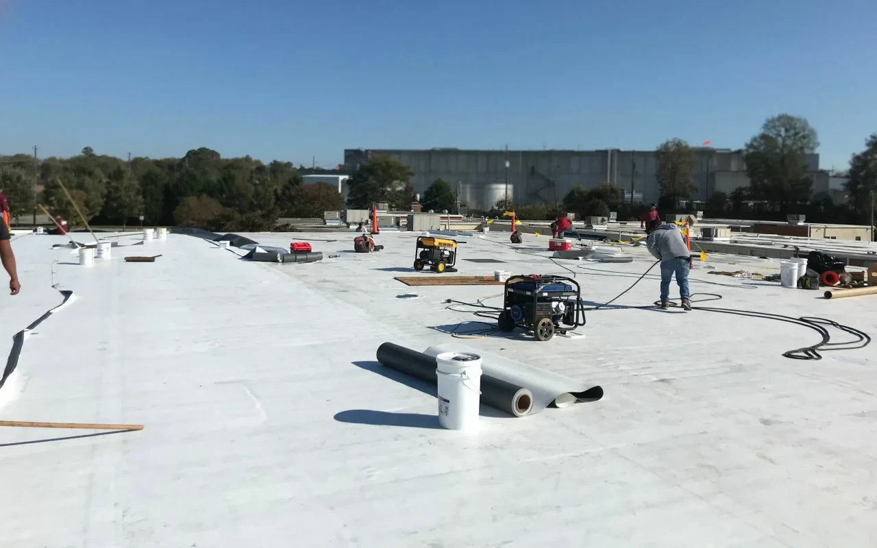 commercial roof replacement taylors sc